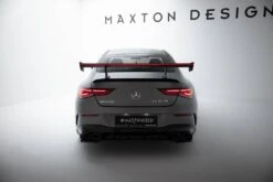 Maxton Design - Carbon Fiber Rear Wing With Internal Brackets Uprights + LED Mercedes Benz CLA-Class Coupe C118 -FlareCraft Store eng pl Carbon Spoiler With Internal Brackets Uprights LED Mercedes Benz CLA Coupe C118 21583 15
