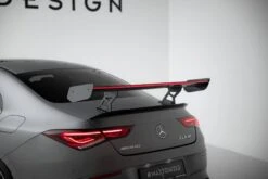 Maxton Design - Carbon Fiber Rear Wing With Internal Brackets Uprights + LED Mercedes Benz CLA-Class Coupe C118 -FlareCraft Store eng pl Carbon Spoiler With Internal Brackets Uprights LED Mercedes Benz CLA Coupe C118 21583 17