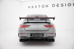 Maxton Design - Carbon Fiber Rear Wing With Internal Brackets Uprights + LED Mercedes Benz CLA-Class Coupe C118 -FlareCraft Store eng pl Carbon Spoiler With Internal Brackets Uprights LED Mercedes Benz CLA Coupe C118 21583 2
