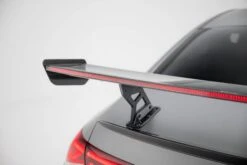 Maxton Design - Carbon Fiber Rear Wing With Internal Brackets Uprights + LED Mercedes Benz CLA-Class Coupe C118 -FlareCraft Store eng pl Carbon Spoiler With Internal Brackets Uprights LED Mercedes Benz CLA Coupe C118 21583 7