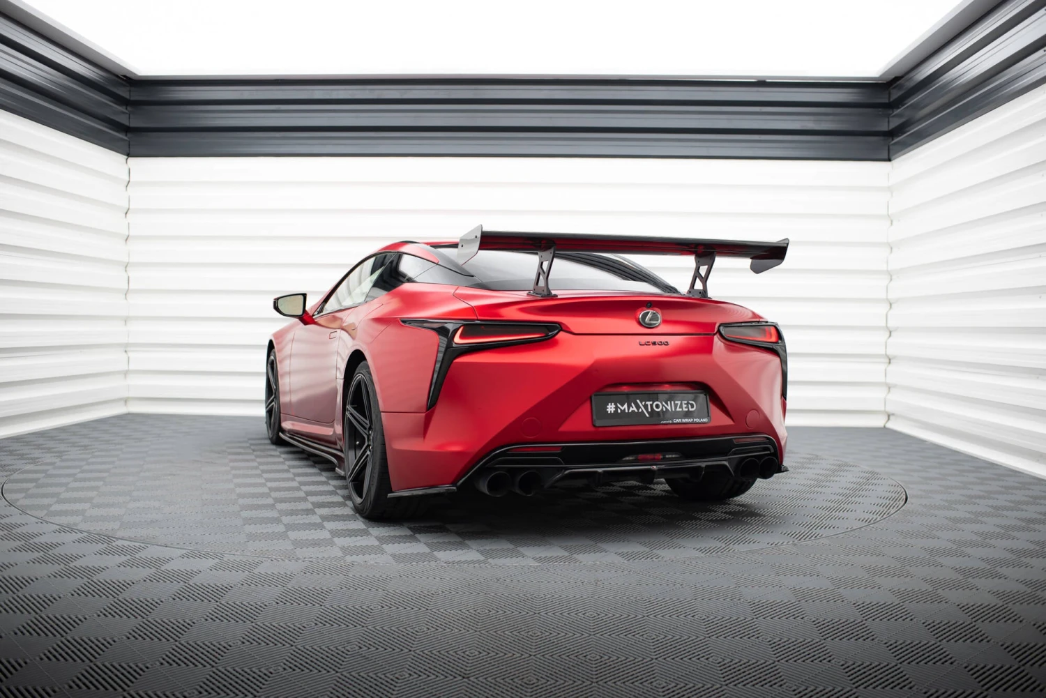 Maxton Design - Carbon Fiber Rear Wing With Internal Brackets Uprights Lexus LC 4 Maxton Design - Carbon Fiber Rear Wing With Internal Brackets Uprights Lexus LC - Image 2