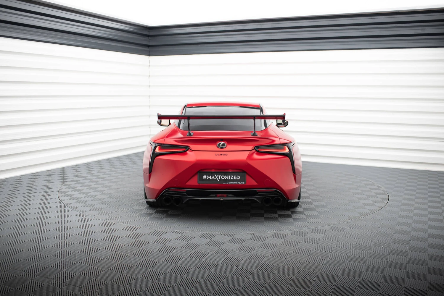 Maxton Design - Carbon Fiber Rear Wing With Internal Brackets Uprights Lexus LC 6 Maxton Design - Carbon Fiber Rear Wing With Internal Brackets Uprights Lexus LC - Image 4