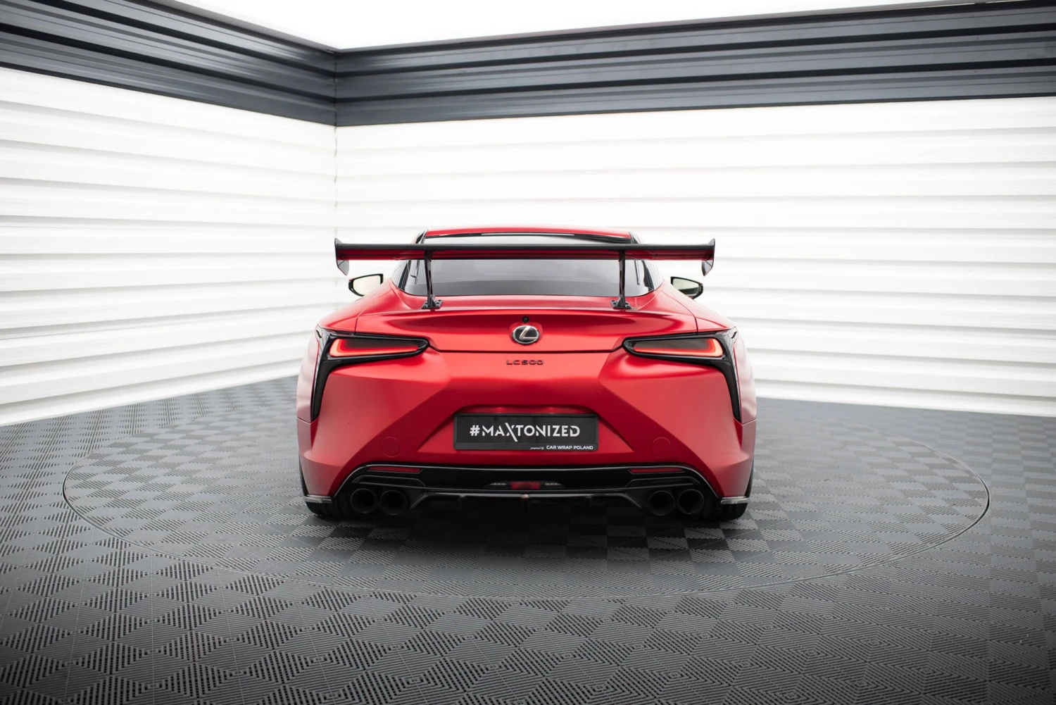 Maxton Design - Carbon Fiber Rear Wing With Internal Brackets Uprights Lexus LC 7 Maxton Design - Carbon Fiber Rear Wing With Internal Brackets Uprights Lexus LC - Image 5
