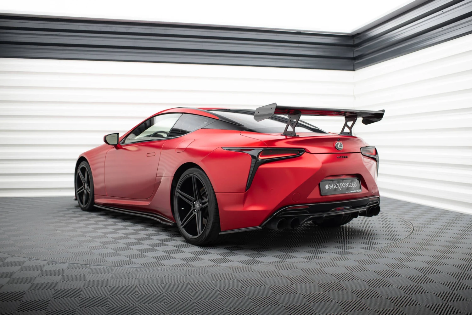 Maxton Design - Carbon Fiber Rear Wing With Internal Brackets Uprights Lexus LC 8 Maxton Design - Carbon Fiber Rear Wing With Internal Brackets Uprights Lexus LC - Image 6