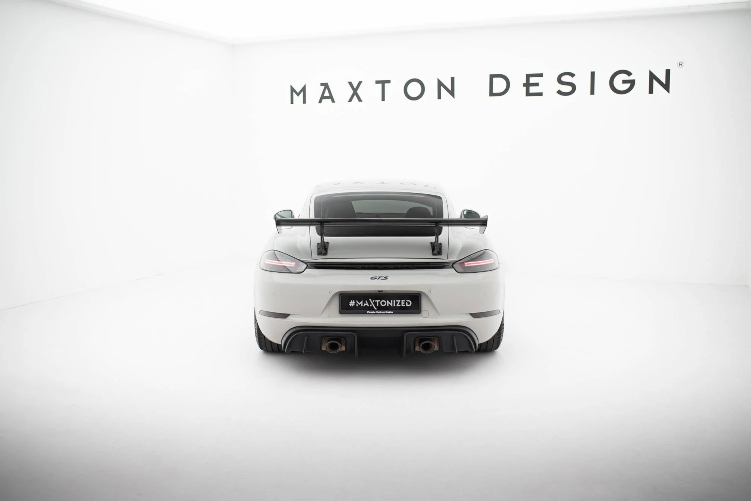 Maxton Design - Carbon Fiber Rear Wing With Internal Brackets Uprights V.1 Porsche 718 Cayman 982C 5 Maxton Design - Carbon Fiber Rear Wing With Internal Brackets Uprights V.1 Porsche 718 Cayman 982C - Image 3