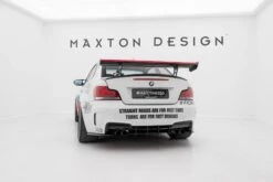 Maxton Design - Carbon Fiber Rear Wing With Internal Brackets Uprights V.2 + LED BMW 1M E82 -FlareCraft Store eng pl Carbon Spoiler With Internal Brackets Uprights V 2 LED BMW 1 M E82 21620 11