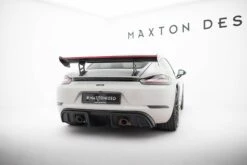 Maxton Design - Carbon Fiber Rear Wing With Internal Brackets Uprights V.2 + LED Porsche 718 Cayman 982C -FlareCraft Store eng pl Carbon Spoiler With Internal Brackets Uprights V 2 LED Porsche 718 Cayman 982c 21515 15