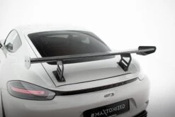 Maxton Design - Carbon Fiber Rear Wing With Internal Brackets Uprights V.2 Porsche 718 Cayman 982C -FlareCraft Store eng pl Carbon Spoiler With Internal Brackets Uprights V 2 Porsche 718 Cayman 982c 21513 9