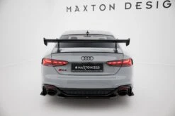 Maxton Design - Carbon Fiber Rear Wing With Upper Swan Mounting Audi A5 / A5 S-Line / S5 / RS5 Coupe F5 / F5 Facelift -FlareCraft Store eng pl Carbon Spoiler With Upper Swan Mounting Audi A5 A5 S Line S5 RS5 Coupe F5 F5 Facelift 22223 12