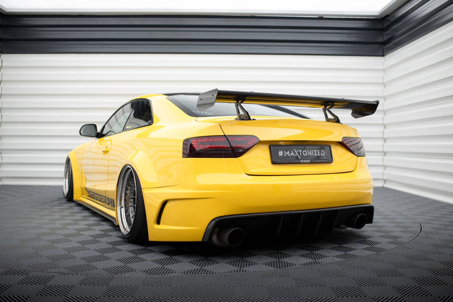 Maxton Design - Carbon Fiber Rear Wing With Upper Swan Mounting Audi A5 Coupe 8T 4 Maxton Design - Carbon Fiber Rear Wing With Upper Swan Mounting Audi A5 Coupe 8T - Image 2