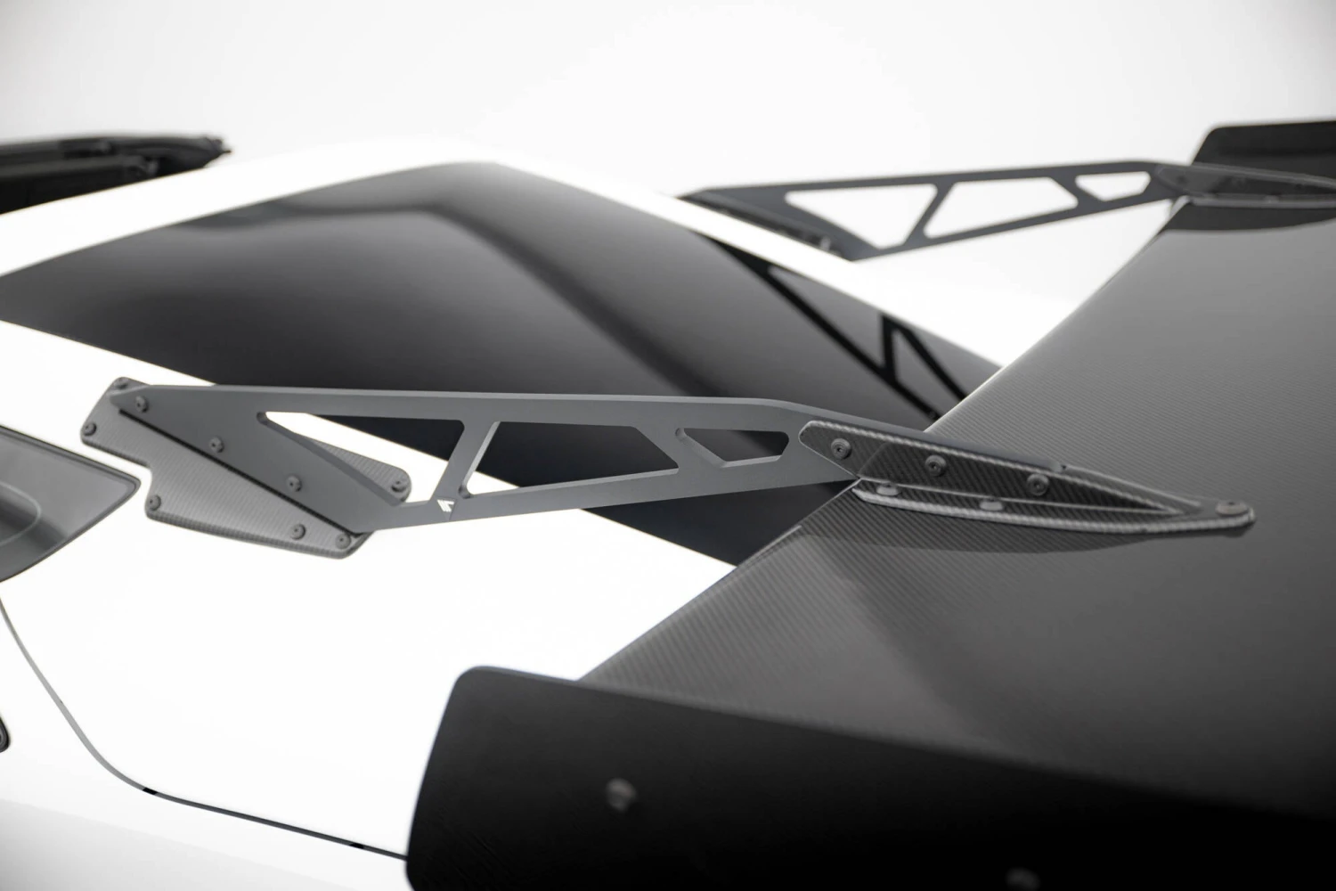 Maxton Design - Carbon Fiber Rear Wing With Upper Swan Mounting Chevrolet Corvette Stingray / Grand Sport C7 6 Maxton Design - Carbon Fiber Rear Wing With Upper Swan Mounting Chevrolet Corvette Stingray / Grand Sport C7 - Image 4