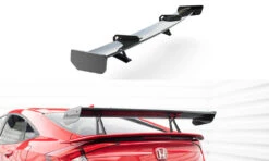 Maxton Design - Carbon Fiber Rear Wing With Upper Swan Mounting Honda Civic SI MK10