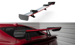 Maxton Design - Carbon Fiber Rear Wing With Upper Swan Mounting + LED Honda Civic SI MK10