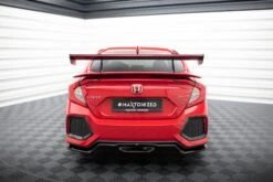 Maxton Design - Carbon Fiber Rear Wing With Upper Swan Mounting + LED Honda Civic SI MK10 -FlareCraft Store eng pl Carbon Spoiler With Upper Swan Mounting LED Honda Civic SI Mk10 22342 15