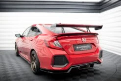 Maxton Design - Carbon Fiber Rear Wing With Upper Swan Mounting + LED Honda Civic SI MK10 -FlareCraft Store eng pl Carbon Spoiler With Upper Swan Mounting LED Honda Civic SI Mk10 22342 16