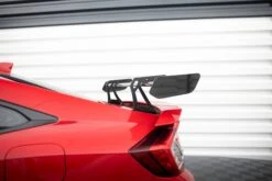 Maxton Design - Carbon Fiber Rear Wing With Upper Swan Mounting + LED Honda Civic SI MK10 -FlareCraft Store eng pl Carbon Spoiler With Upper Swan Mounting LED Honda Civic SI Mk10 22342 2