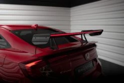 Maxton Design - Carbon Fiber Rear Wing With Upper Swan Mounting + LED Honda Civic SI MK10 -FlareCraft Store eng pl Carbon Spoiler With Upper Swan Mounting LED Honda Civic SI Mk10 22342 6