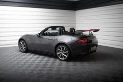 Maxton Design - Carbon Fiber Rear Wing With Upper Swan Mounting + LED Mazda MX-5 ND (MK4) -FlareCraft Store eng pl Carbon Spoiler With Upper Swan Mounting LED Mazda MX 5 ND Mk4 21054 2