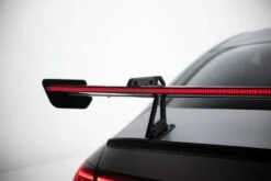 Maxton Design - Carbon Fiber Rear Wing With Upper Swan Mounting + LED Mercedes Benz CLA-Class Coupe C118 -FlareCraft Store eng pl Carbon Spoiler With Upper Swan Mounting LED Mercedes Benz CLA Coupe C118 21587 10