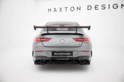 Maxton Design - Carbon Fiber Rear Wing With Upper Swan Mounting + LED Mercedes Benz CLA-Class Coupe C118 -FlareCraft Store eng pl Carbon Spoiler With Upper Swan Mounting LED Mercedes Benz CLA Coupe C118 21587 18