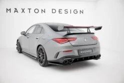 Maxton Design - Carbon Fiber Rear Wing With Upper Swan Mounting + LED Mercedes Benz CLA-Class Coupe C118 -FlareCraft Store eng pl Carbon Spoiler With Upper Swan Mounting LED Mercedes Benz CLA Coupe C118 21587 19