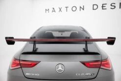 Maxton Design - Carbon Fiber Rear Wing With Upper Swan Mounting + LED Mercedes Benz CLA-Class Coupe C118 -FlareCraft Store eng pl Carbon Spoiler With Upper Swan Mounting LED Mercedes Benz CLA Coupe C118 21587 4