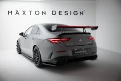 Maxton Design - Carbon Fiber Rear Wing With Upper Swan Mounting + LED Mercedes Benz CLA-Class Coupe C118 -FlareCraft Store eng pl Carbon Spoiler With Upper Swan Mounting LED Mercedes Benz CLA Coupe C118 21587 7