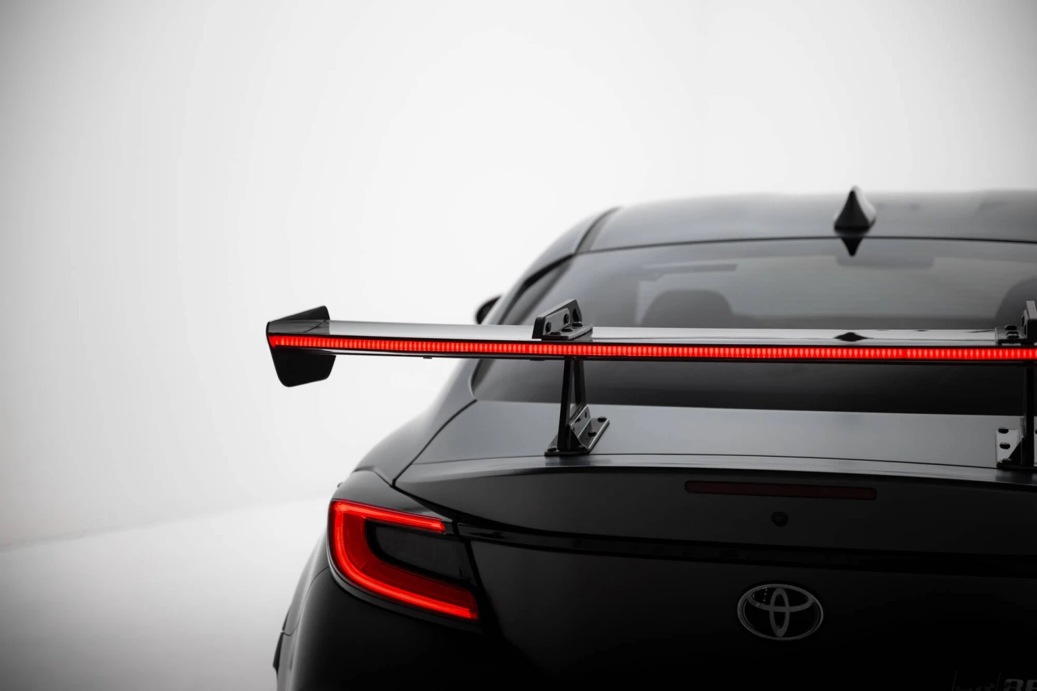 Maxton Design - Carbon Fiber Rear Wing With Upper Swan Mounting + LED Toyota GR86 / Subaru BRZ MK2 6 Maxton Design - Carbon Fiber Rear Wing With Upper Swan Mounting + LED Toyota GR86 / Subaru BRZ MK2 - Image 4