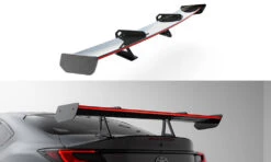 Maxton Design - Carbon Fiber Rear Wing With Upper Swan Mounting + LED Toyota GR86 / Subaru BRZ MK2