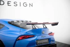 Maxton Design - Carbon Fiber Rear Wing With Upper Swan Mounting + LED Toyota Supra MK5 -FlareCraft Store eng pl Carbon Spoiler With Upper Swan Mounting LED Toyota Supra Mk5 21209 5