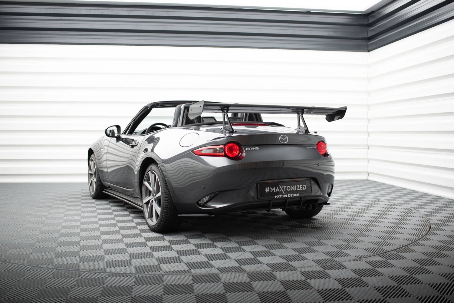 Maxton Design - Carbon Fiber Rear Wing With Upper Swan Mounting Mazda MX-5 ND (MK4) 7 Maxton Design - Carbon Fiber Rear Wing With Upper Swan Mounting Mazda MX-5 ND (MK4) - Image 5