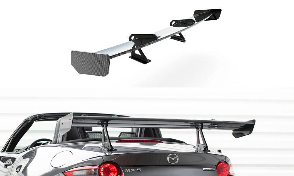 Maxton Design - Carbon Fiber Rear Wing With Upper Swan Mounting Mazda MX-5 ND (MK4) 3 Maxton Design - Carbon Fiber Rear Wing With Upper Swan Mounting Mazda MX-5 ND (MK4)