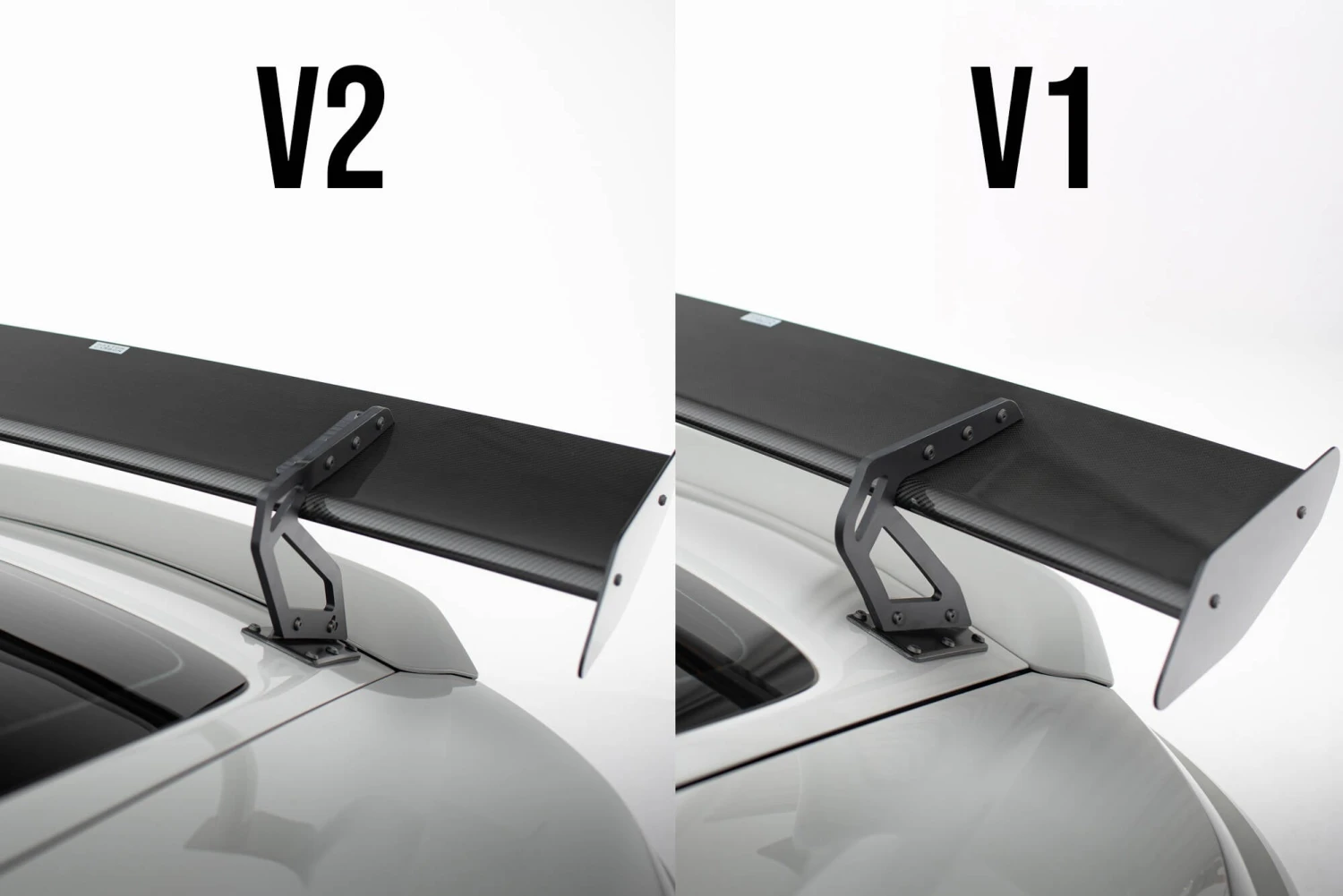 Maxton Design - Carbon Fiber Rear Wing With Upper Swan Mounting V.1 Porsche 718 Cayman 982C 6 Maxton Design - Carbon Fiber Rear Wing With Upper Swan Mounting V.1 Porsche 718 Cayman 982C - Image 4