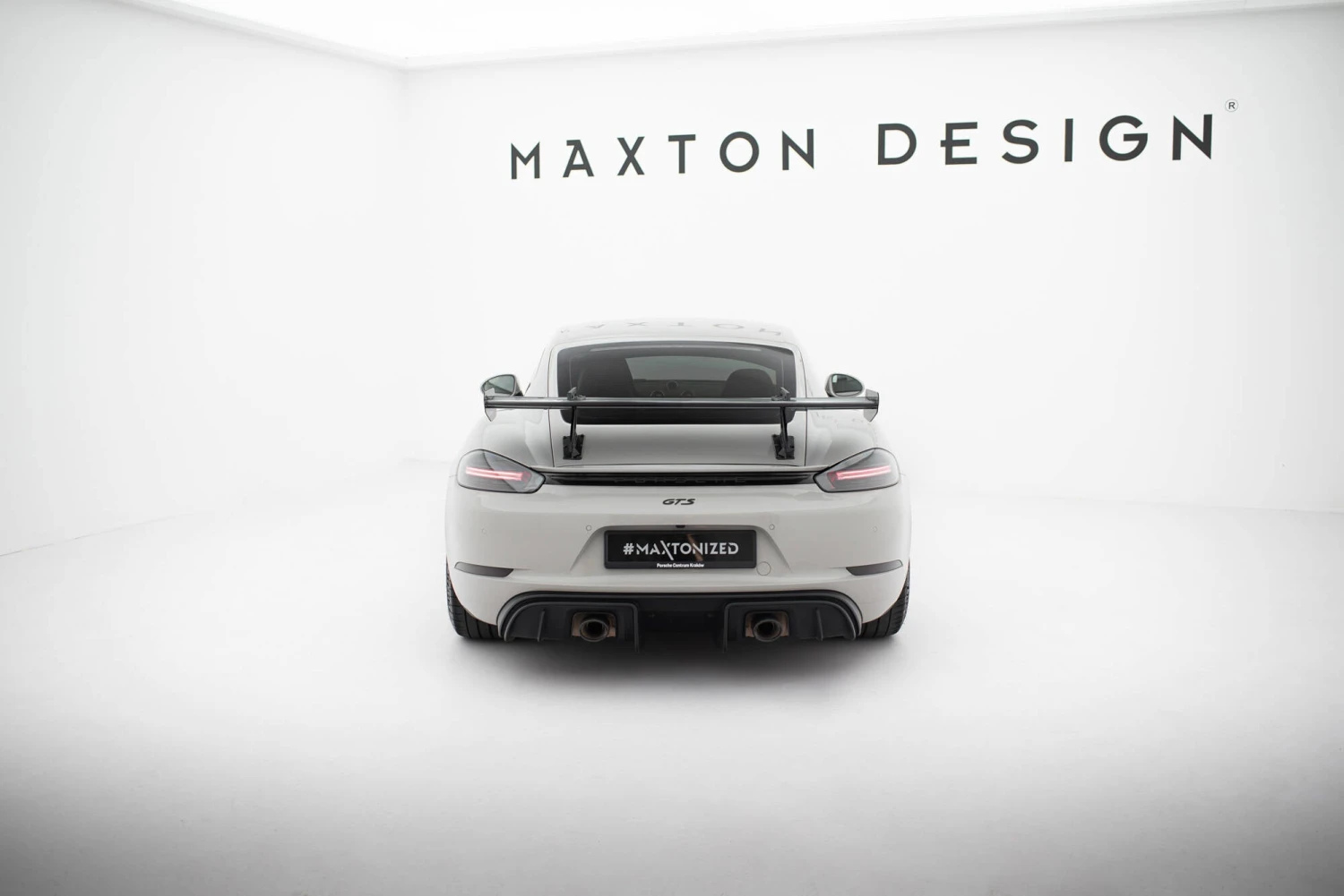 Maxton Design - Carbon Fiber Rear Wing With Upper Swan Mounting V.1 Porsche 718 Cayman 982C 8 Maxton Design - Carbon Fiber Rear Wing With Upper Swan Mounting V.1 Porsche 718 Cayman 982C - Image 6