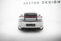 Maxton Design - Carbon Fiber Rear Wing With Upper Swan Mounting V.2 + LED Porsche 718 Cayman 982C -FlareCraft Store eng pl Carbon Spoiler With Upper Swan Mounting V 2 LED Porsche 718 Cayman 982c 21524 17
