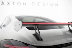 Maxton Design - Carbon Fiber Rear Wing With Upper Swan Mounting V.2 + LED Porsche 718 Cayman 982C -FlareCraft Store eng pl Carbon Spoiler With Upper Swan Mounting V 2 LED Porsche 718 Cayman 982c 21524 19