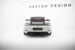Maxton Design - Carbon Fiber Rear Wing With Upper Swan Mounting V.2 + LED Porsche 718 Cayman 982C -FlareCraft Store eng pl Carbon Spoiler With Upper Swan Mounting V 2 LED Porsche 718 Cayman 982c 21524 20